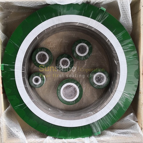 Titanium Spiral Wound Gasket with PTFE Filler Factory