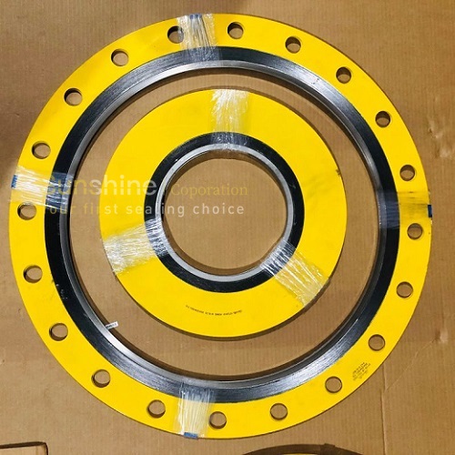 Spiral wound gasket with bolt holes China